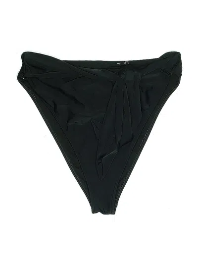 Pre-owned Abercrombie & Fitch Swimsuit Bottoms In Black