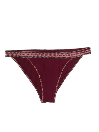 Pre-owned Abercrombie & Fitch Swimsuit Bottoms In Burgundy