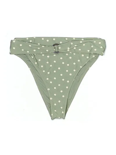 Pre-owned Abercrombie & Fitch Swimsuit Bottoms In Green