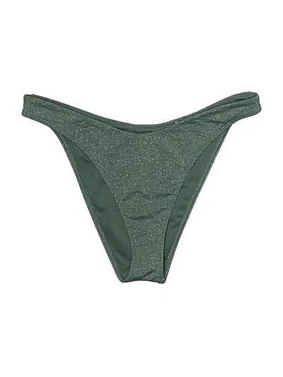 Pre-owned Abercrombie & Fitch Swimsuit Bottoms In Green