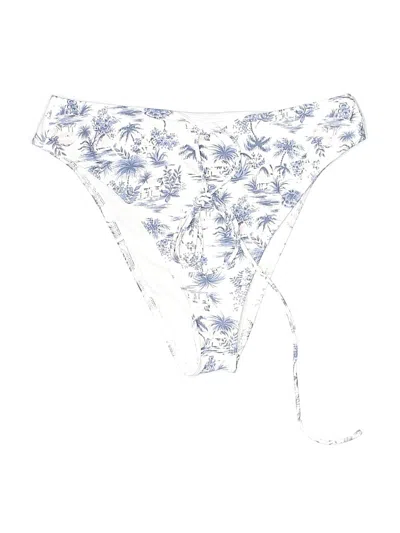 Pre-owned Abercrombie & Fitch Swimsuit Bottoms In White