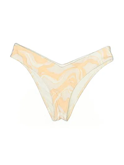 Pre-owned Abercrombie & Fitch Swimsuit Bottoms In White
