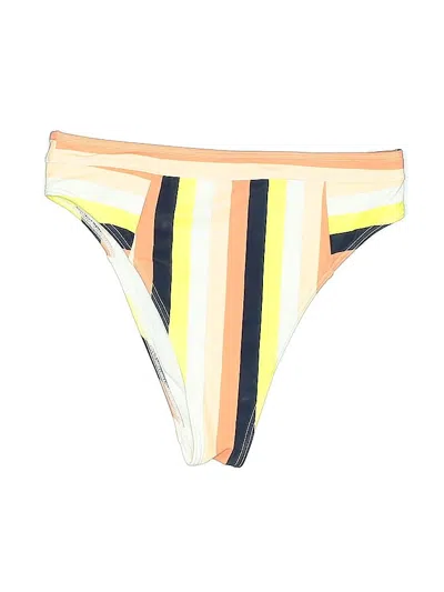 Pre-owned Abercrombie & Fitch Swimsuit Bottoms In Yellow