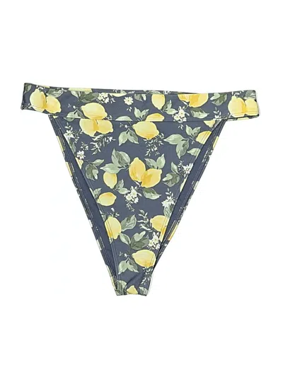 Pre-owned Abercrombie & Fitch Swimsuit Bottoms In Yellow