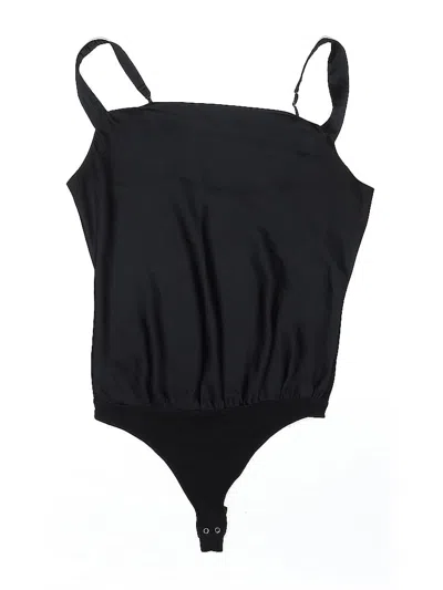 Pre-owned Abercrombie & Fitch Swimsuit Top Black Solid Pattern Swimwear