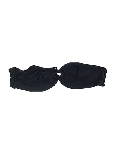 Pre-owned Abercrombie & Fitch Swimsuit Top Black Swimwear