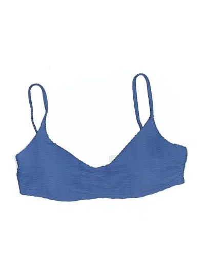 Abercrombie & Fitch Swimsuit Top Blue Swimwear