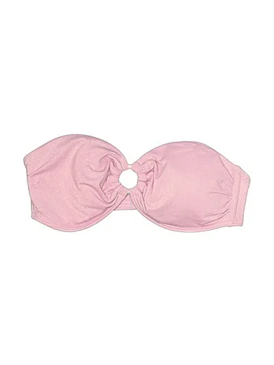Pre-owned Abercrombie & Fitch Swimsuit Top Pink Swimwear