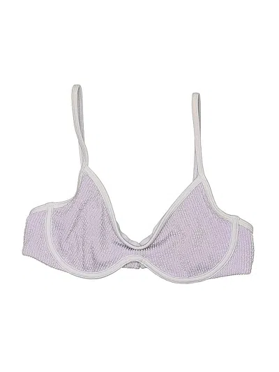 Pre-owned Abercrombie & Fitch Swimsuit Top Purple Swimwear