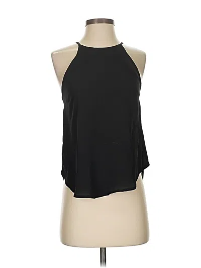 Pre-owned Abercrombie & Fitch Tank Top Black Halter Neckline Tops