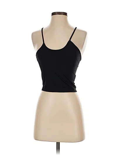 Pre-owned Abercrombie & Fitch Tank Top Black Halter Neckline Tops