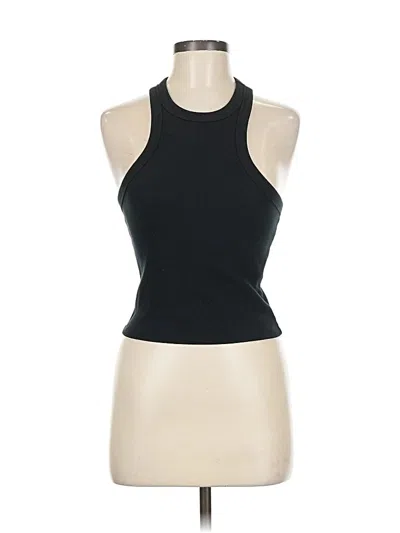 Pre-owned Abercrombie & Fitch Tank Top Black Halter Neckline Tops