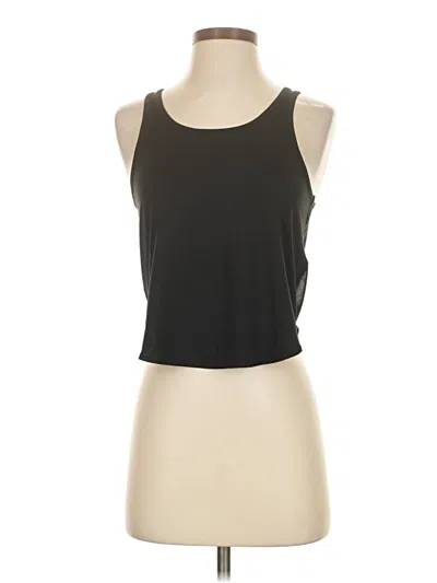 Pre-owned Abercrombie & Fitch Tank Top Black Halter Neckline Tops