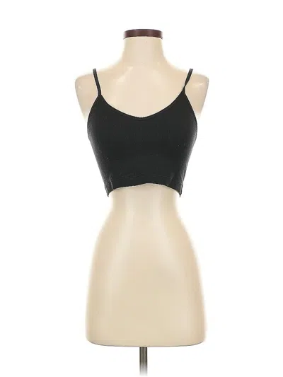 Pre-owned Abercrombie & Fitch Tank Top Black Strapless Neckline Tops