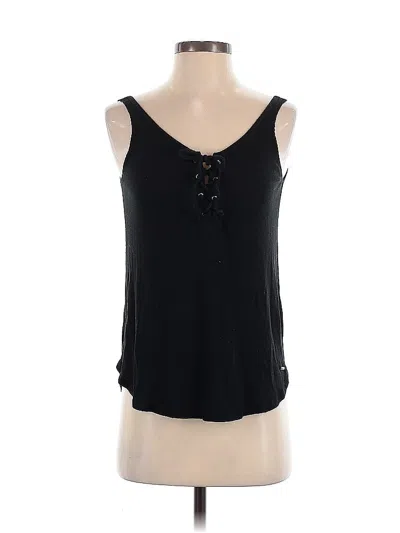 Pre-owned Abercrombie & Fitch Tank Top Black Strapless Neckline Tops