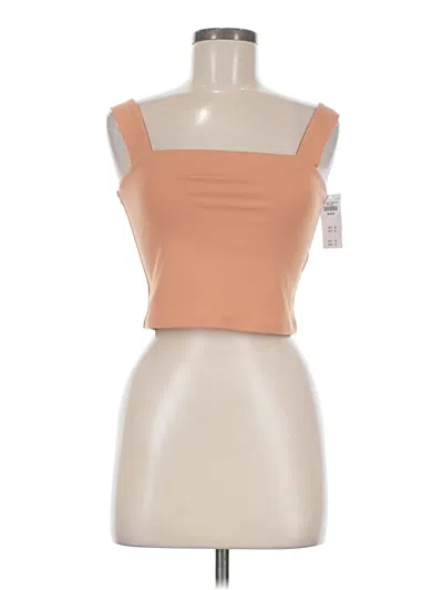 Abercrombie & Fitch Tank Top Tan Strapless Neckline Tops