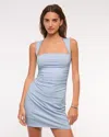 Abercrombie & Fitch The A&f Ava Mini Dress In Blue