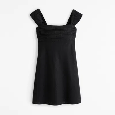 Abercrombie & Fitch The A&f Emerson Cap Sleeve Mini Dress In Black