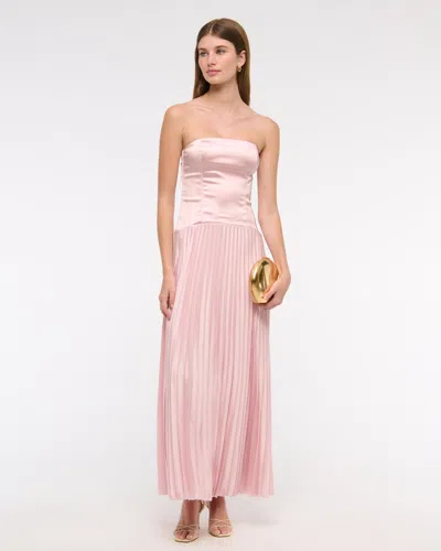 Abercrombie & Fitch The A&f Giselle Drop-waist Maxi Dress In Pink