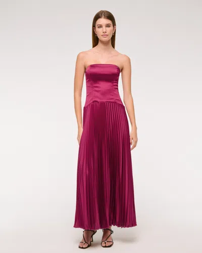 Abercrombie & Fitch The A&f Giselle Drop-waist Maxi Dress In Purple