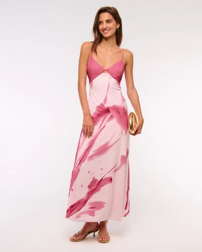 Abercrombie & Fitch The A&f Julia Slip Cutout Maxi Dress