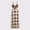 Abercrombie & Fitch The A&f Julia Slip Cutout Maxi Dress In Brown
