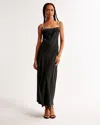 Abercrombie & Fitch The A&f Julia Slip Maxi Dress In Black