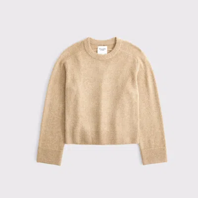 Abercrombie & Fitch The A&f Madeline Crew Sweater In Neutral