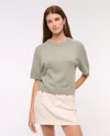 Abercrombie & Fitch The A&f Madeline Crew Sweater Tee