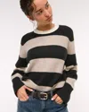 Abercrombie & Fitch The A&f Madeline Striped Crew Sweater In Multi