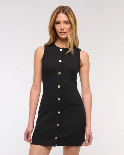 Abercrombie & Fitch The A&f Mara Mini Sweater Dress In Black