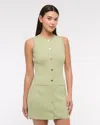 Abercrombie & Fitch The A&f Mara Mini Sweater Dress In Green