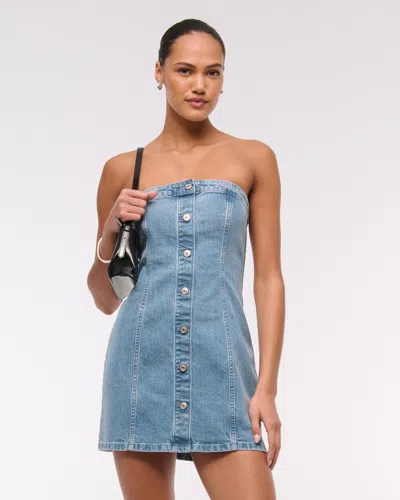 Abercrombie & Fitch The A&f Mara Strapless Denim Mini Dress