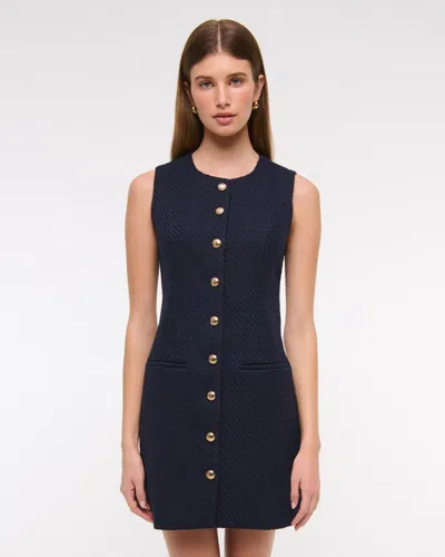 Abercrombie & Fitch The A&f Mara Tweed Mini Dress In Purple