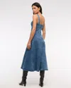 Abercrombie & Fitch The A&f Mila Denim Midi Dress In Blue