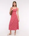 Abercrombie & Fitch The A&f Mila Stretch Midi Dress