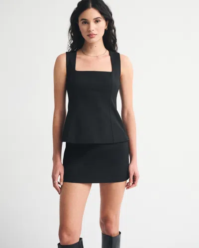 Abercrombie & Fitch The A&f Scarlett Forme Mini Skort In Black