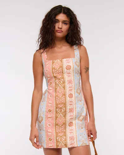 Abercrombie & Fitch The A&f Scarlett Squareneck Linen-blend Skort