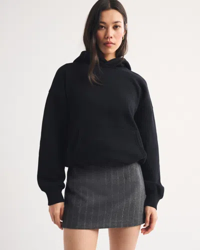 Abercrombie & Fitch The A&f Scarlett Wool-blend Mini Skort In Gray