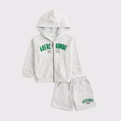 Abercrombie & Fitch Kids' Toddler Fleece Set In Gray