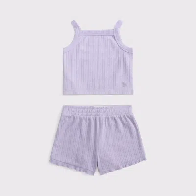 Abercrombie & Fitch Kids' Toddler Pointelle Set In Purple
