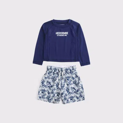 Abercrombie & Fitch Kids' Toddler Swimsuit Set In Blue
