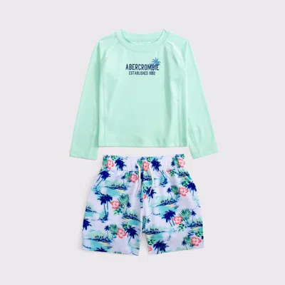 Abercrombie & Fitch Kids' Toddler Swimsuit Set In Multi