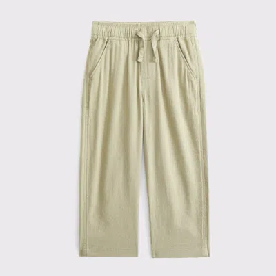 Abercrombie & Fitch Kids' Toddler Textured Pull-on Pants In Green