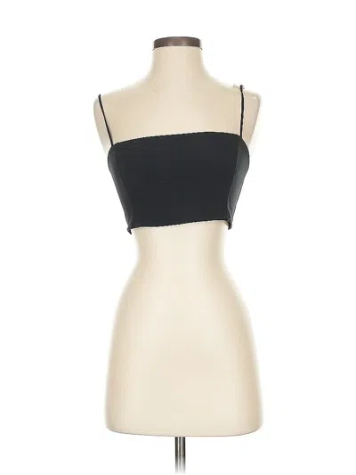 Pre-owned Abercrombie & Fitch Tube Top Black Strapless Neckline Tops
