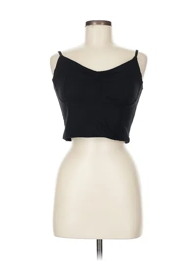 Pre-owned Abercrombie & Fitch Tube Top Black Strapless Neckline Tops