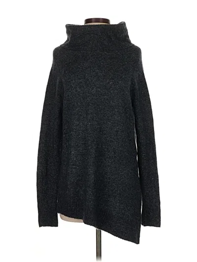 Pre-owned Abercrombie & Fitch Turtleneck Sweater In Black