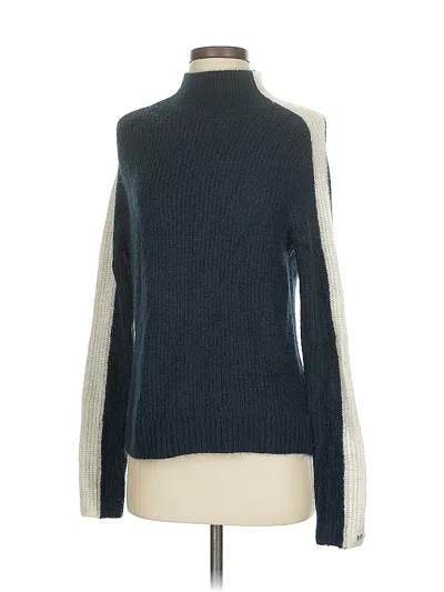 Pre-owned Abercrombie & Fitch Turtleneck Sweater In Blue