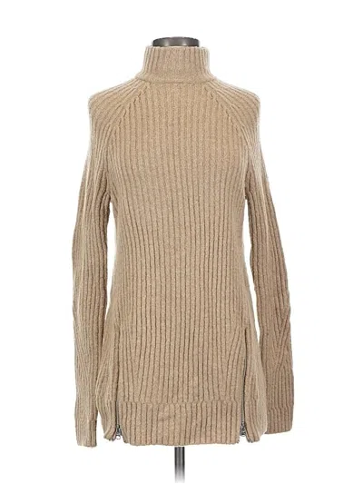 Pre-owned Abercrombie & Fitch Turtleneck Sweater In Brown