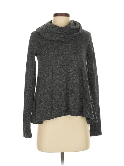 Pre-owned Abercrombie & Fitch Turtleneck Sweater In Gray